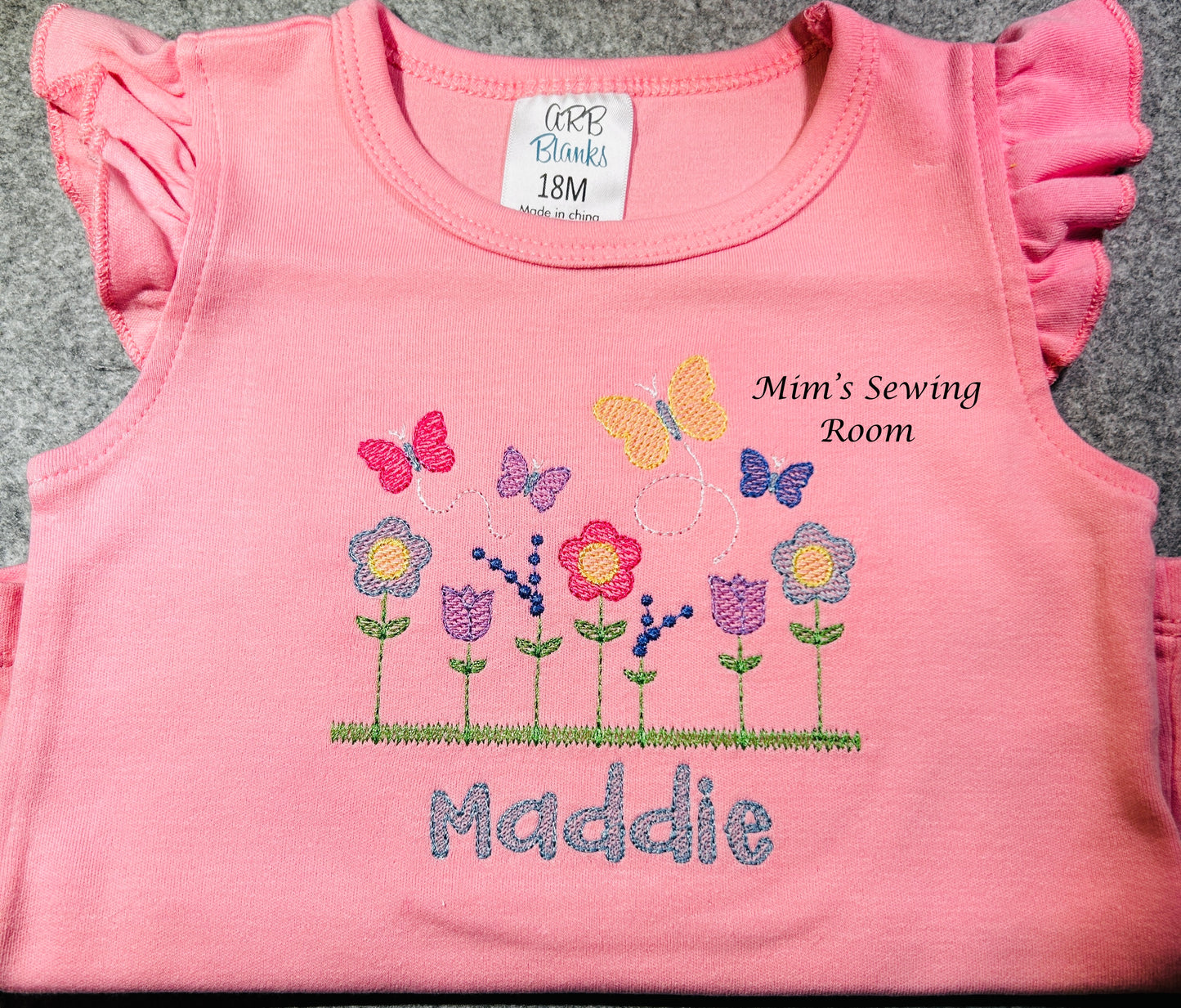 Butterfly and flower design