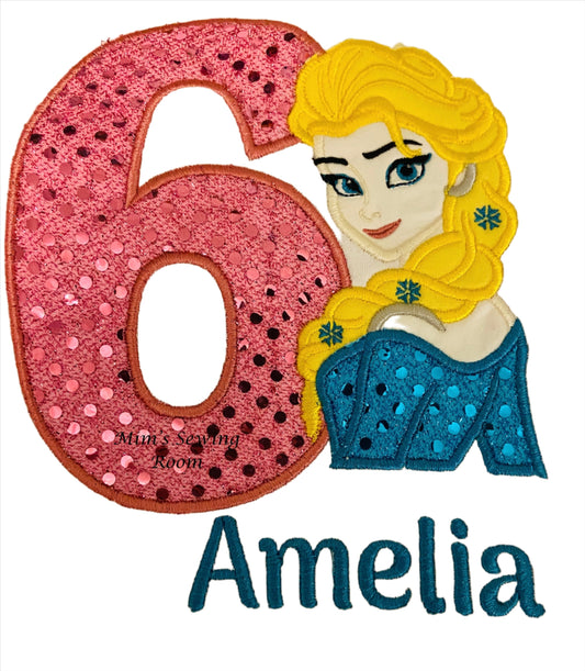 Princess birthday shirt