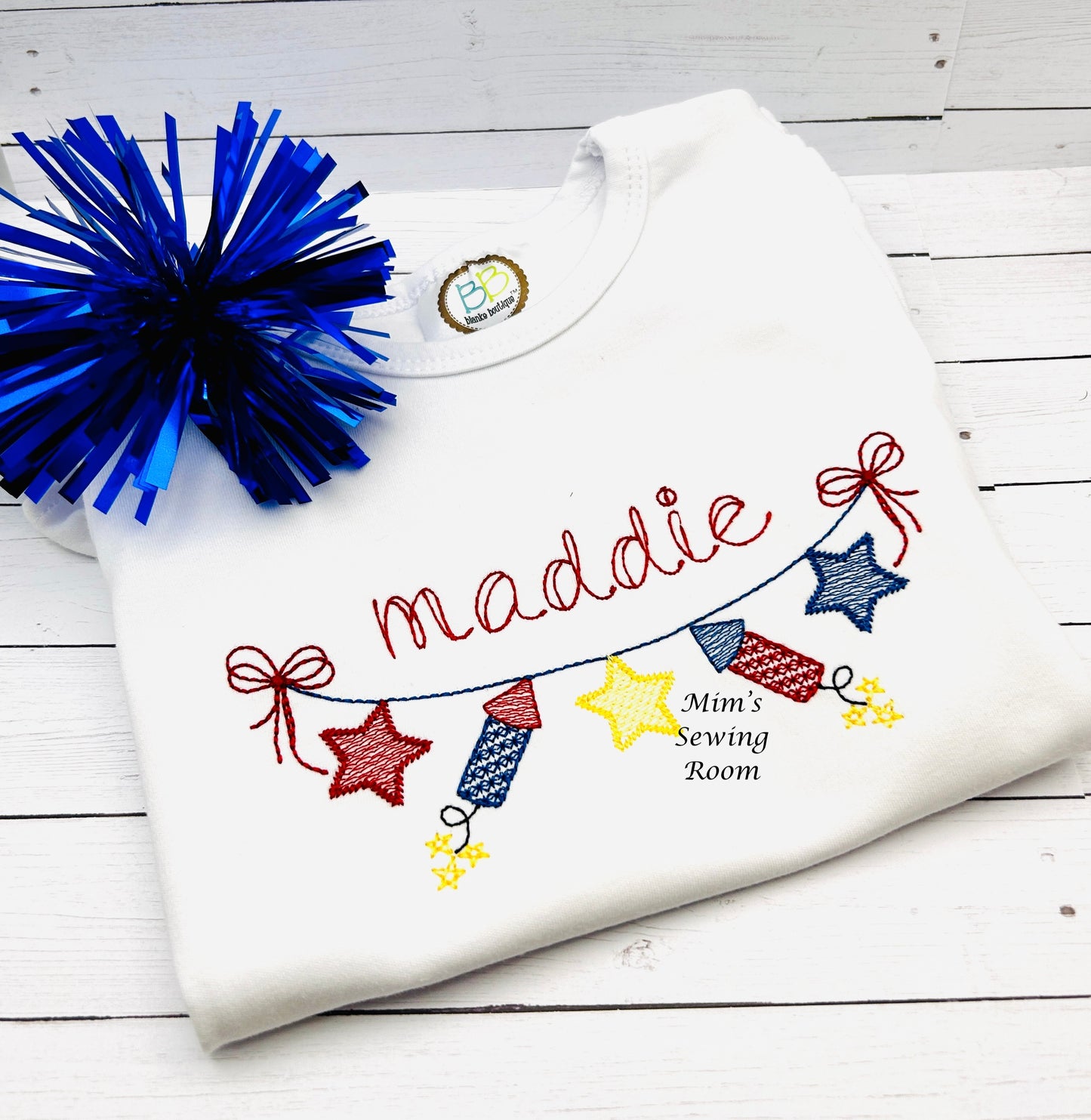 Fourth of July Rockets and Stars with Bows