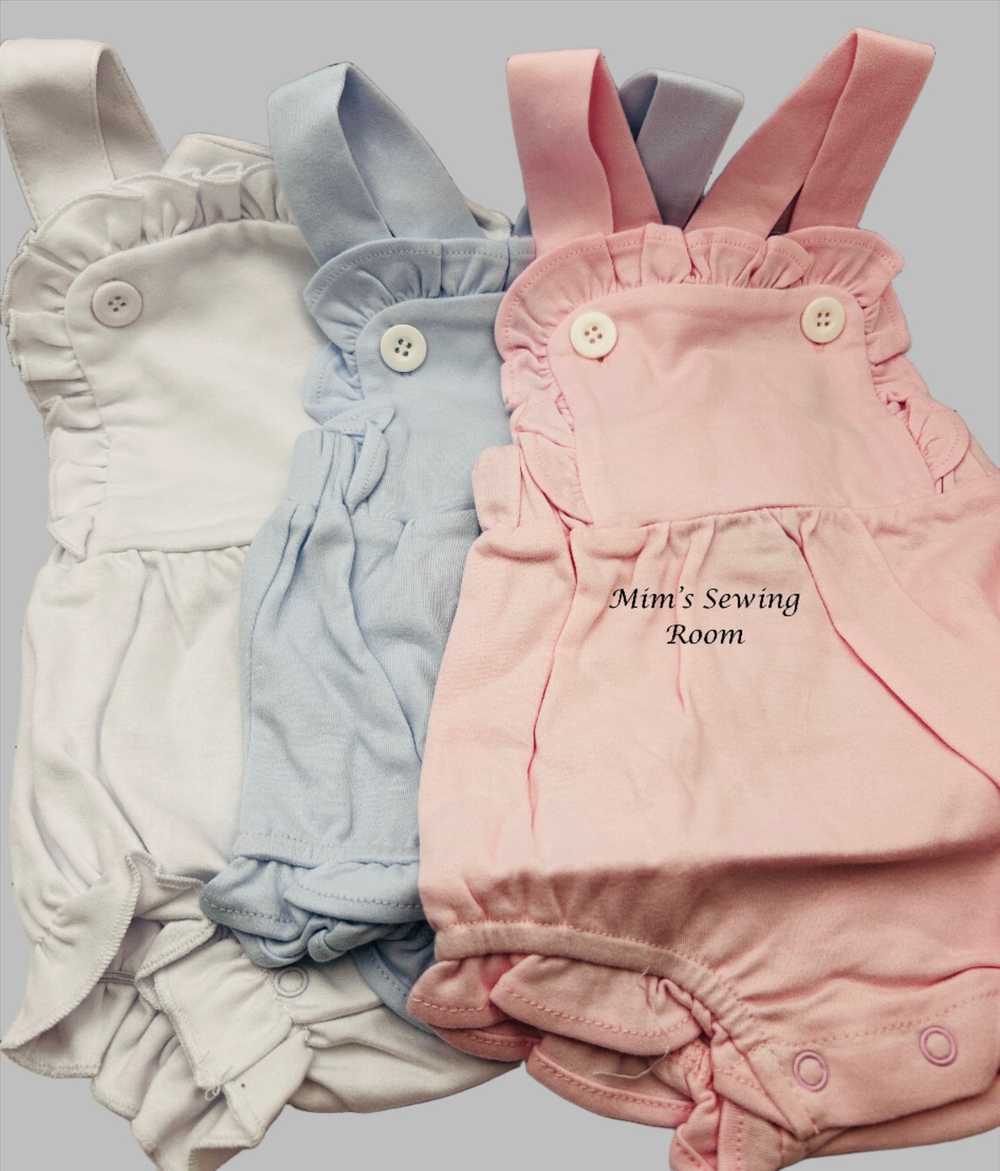 Floral monogrammed sunsuit