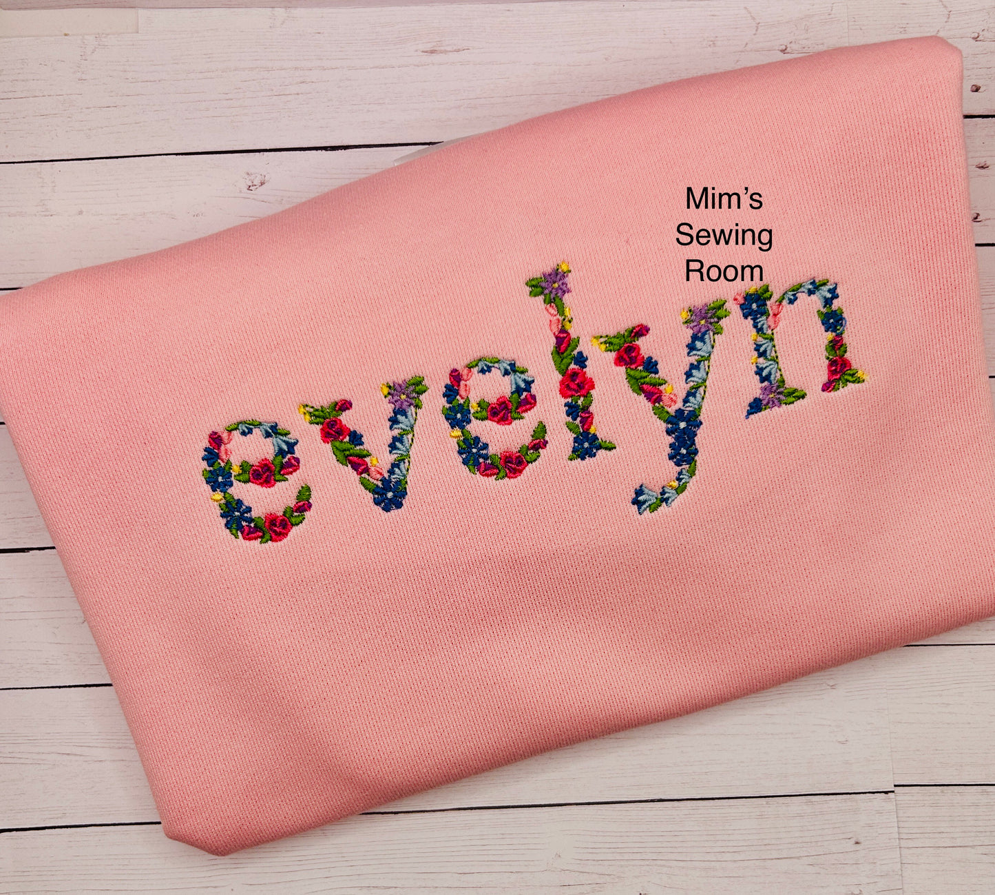 Floral name alphabet