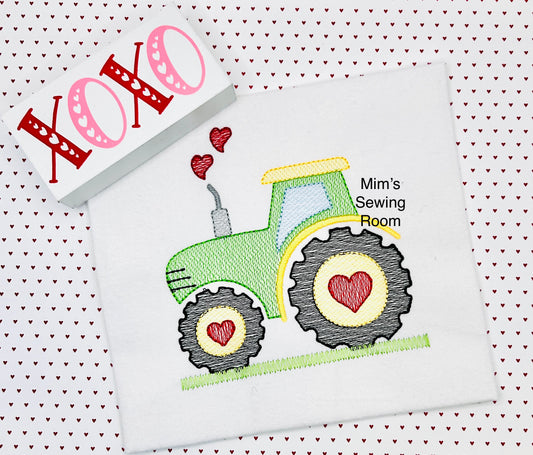 Valentine tractor