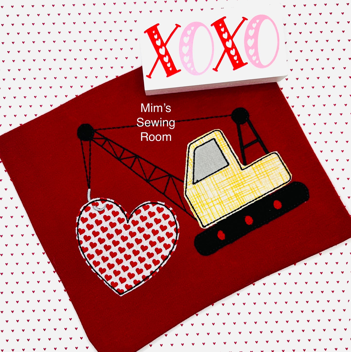 Construction equipment with heart