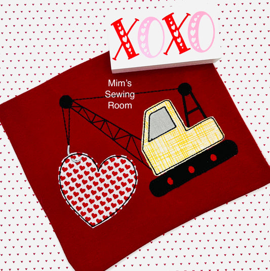 Construction equipment with heart