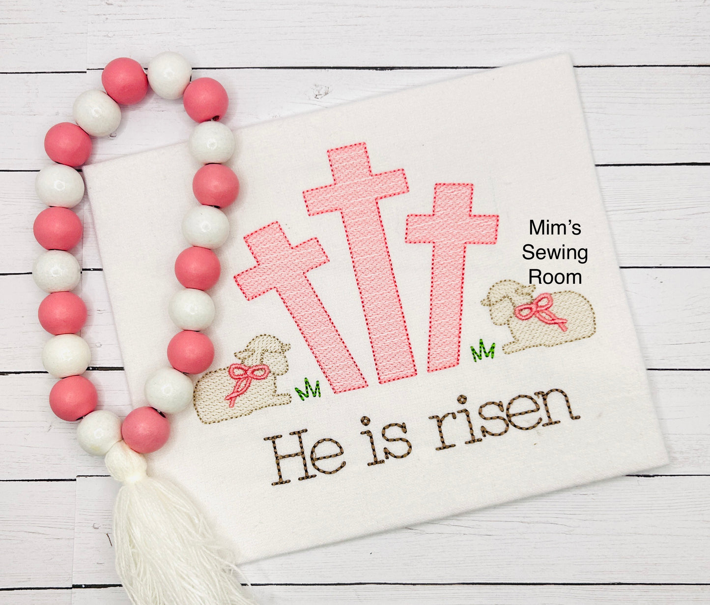 He is Risen (pink )