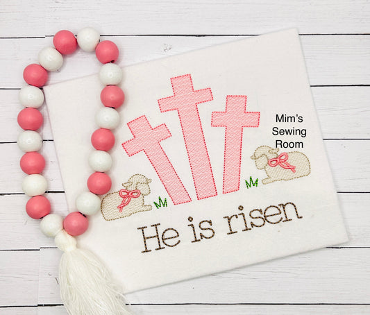 He is Risen (pink )