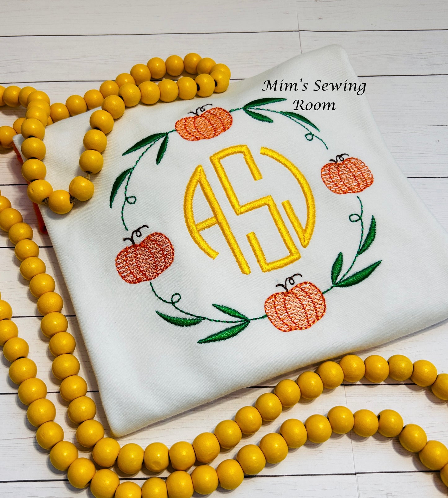 Pumpkin Sketch Monogram Frame