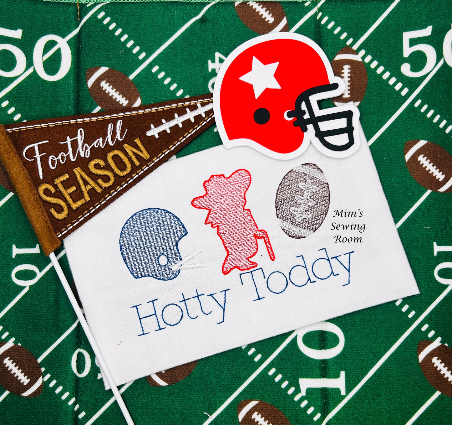 Rebel trio, helmet, football trio sketch design