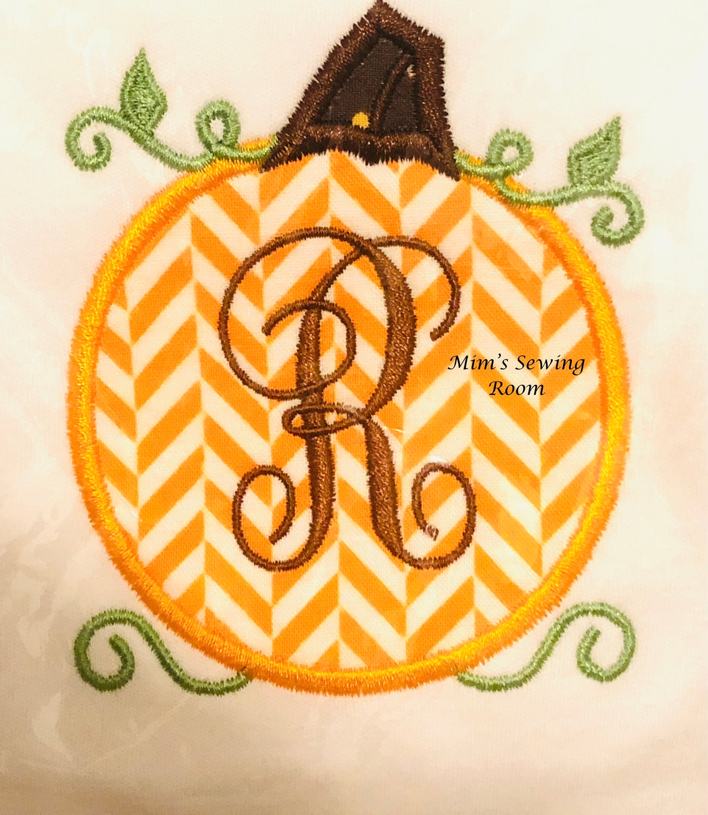 Single Initial Pumpkin