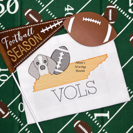 TN helmet trio football design