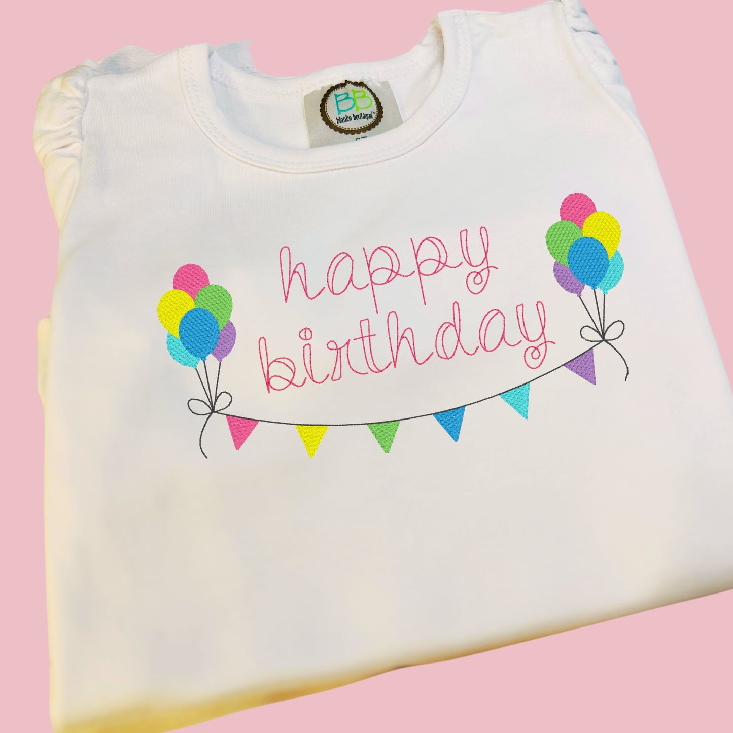 Birthday ballons sketch design