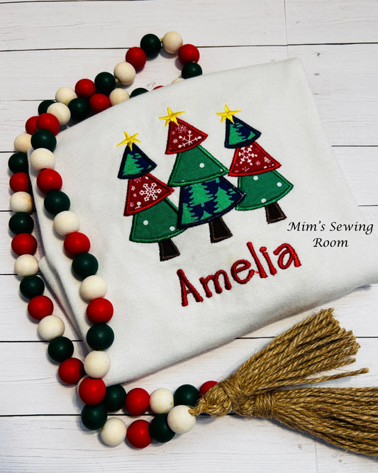 Whimsical Christmas trees