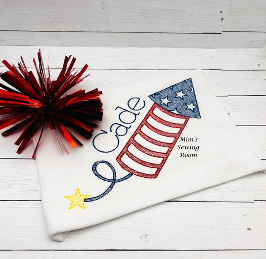 Fourth of July large Firecracker