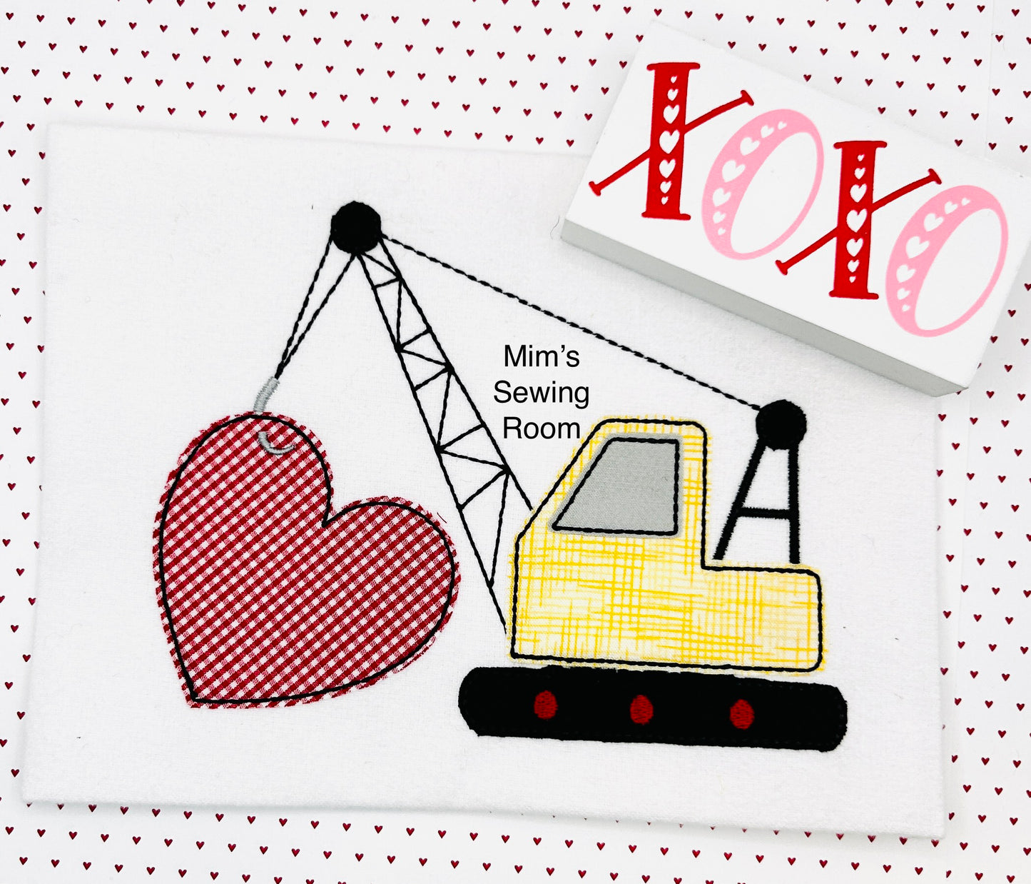 Construction equipment with heart