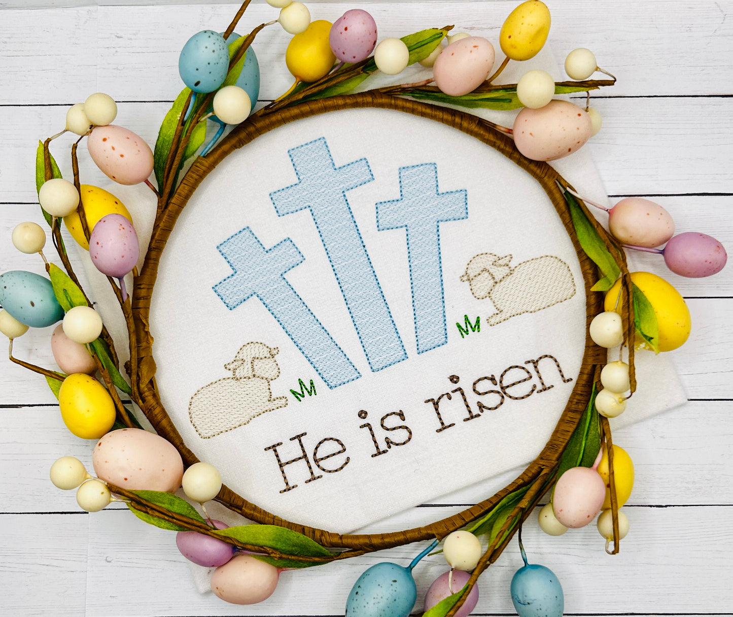 He is Risen (blue )