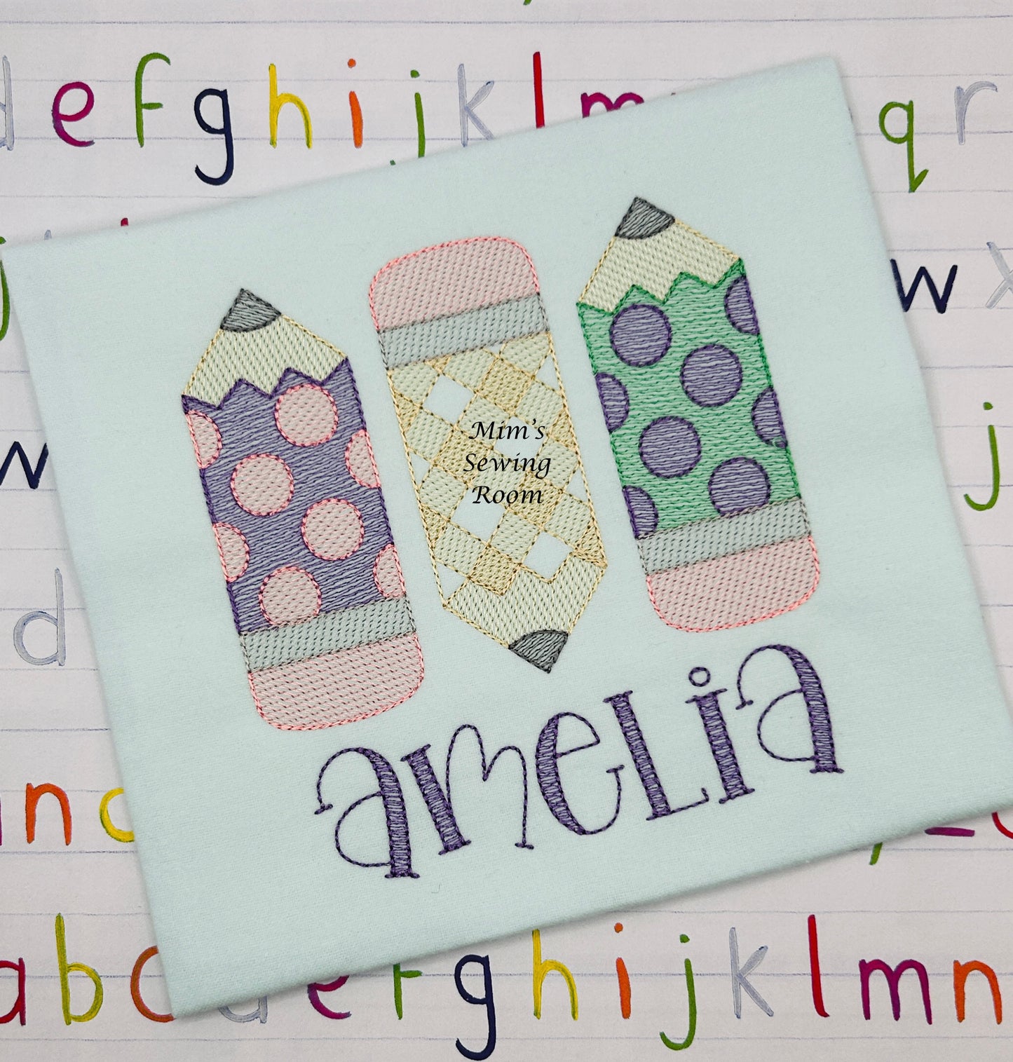 Back to school sketch pencil (pastel)